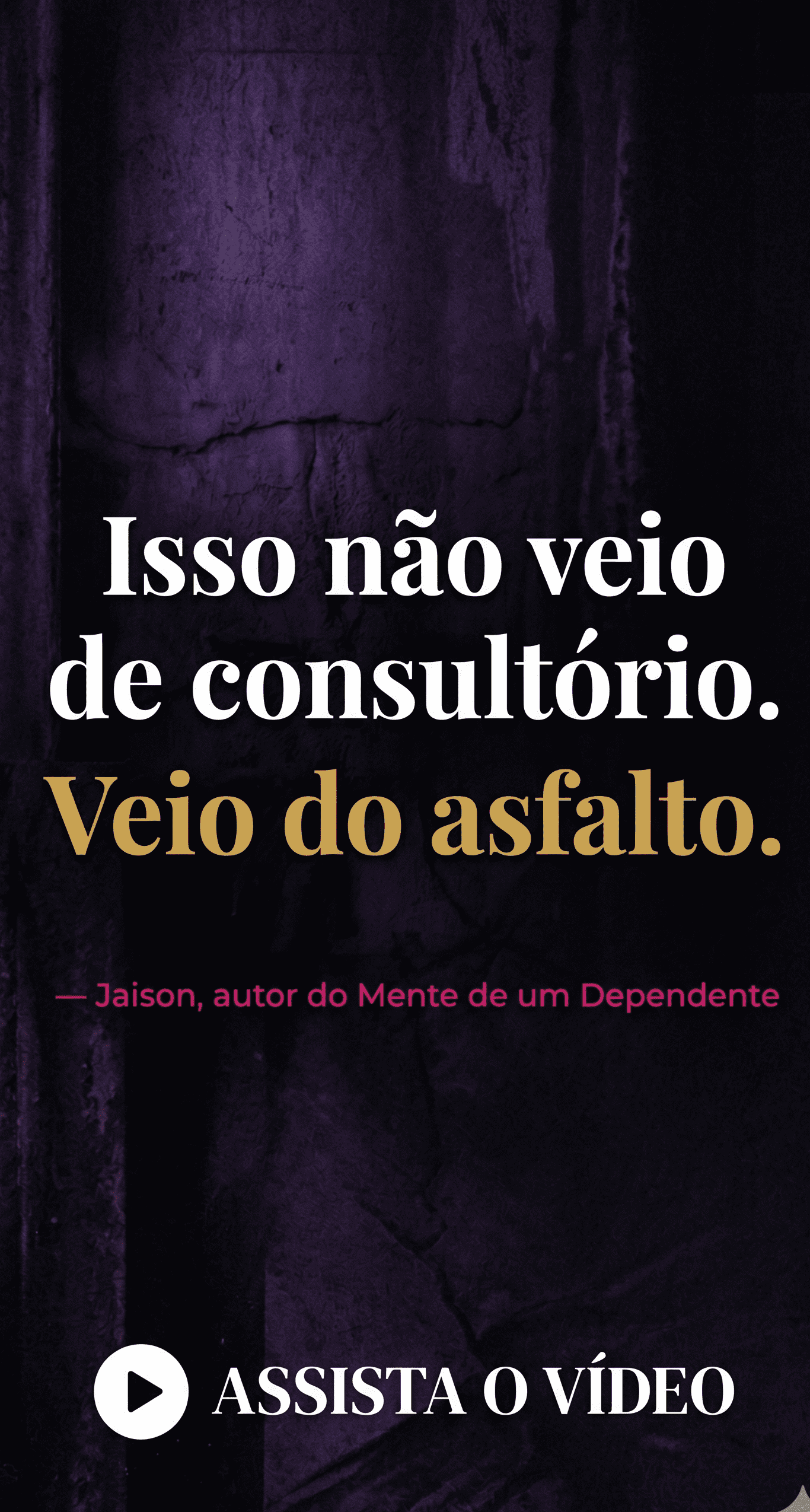 Capa do vídeo Mente de um Dependente - Guia essencial para famílias.